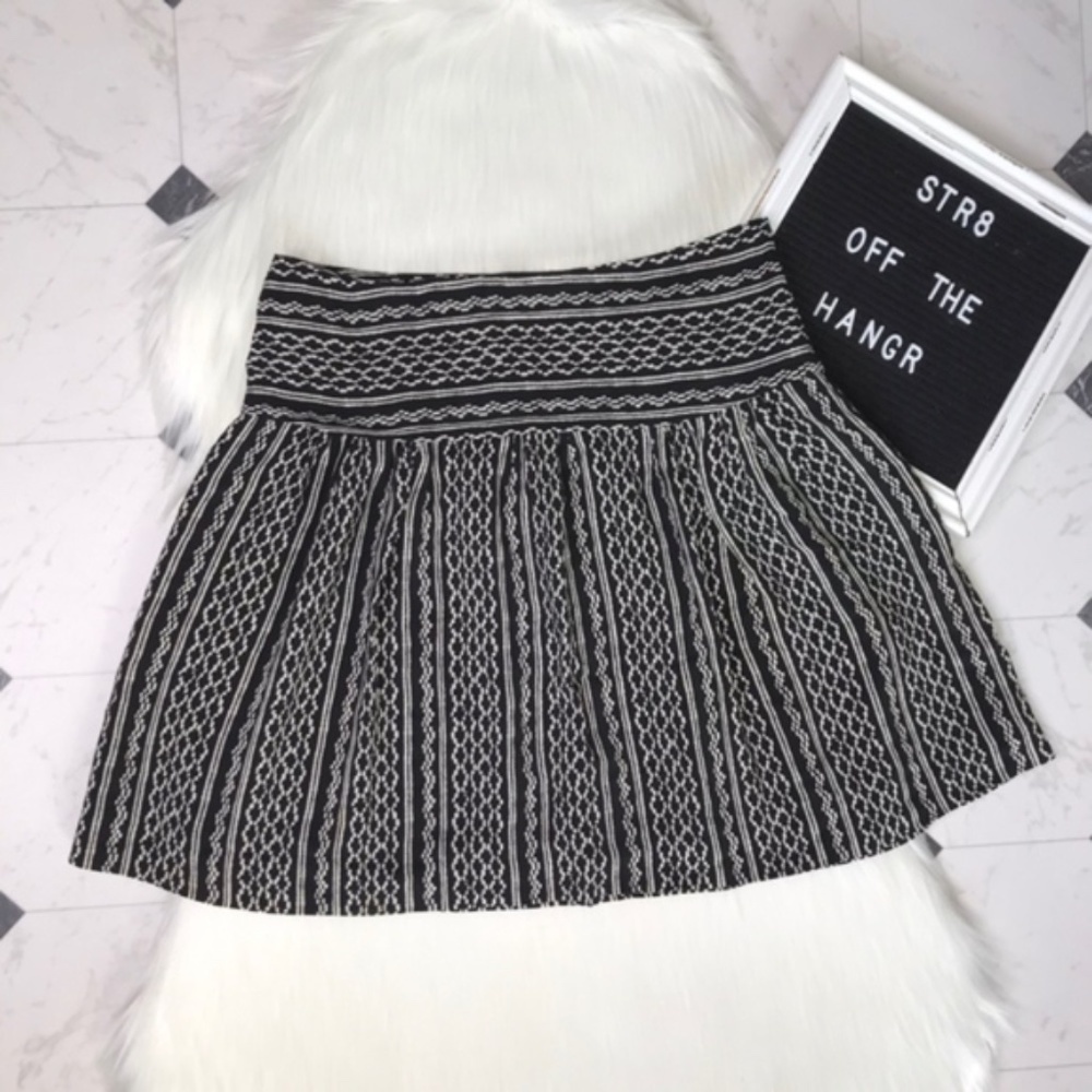 Madewell Midi Stripped Skirt Size 2